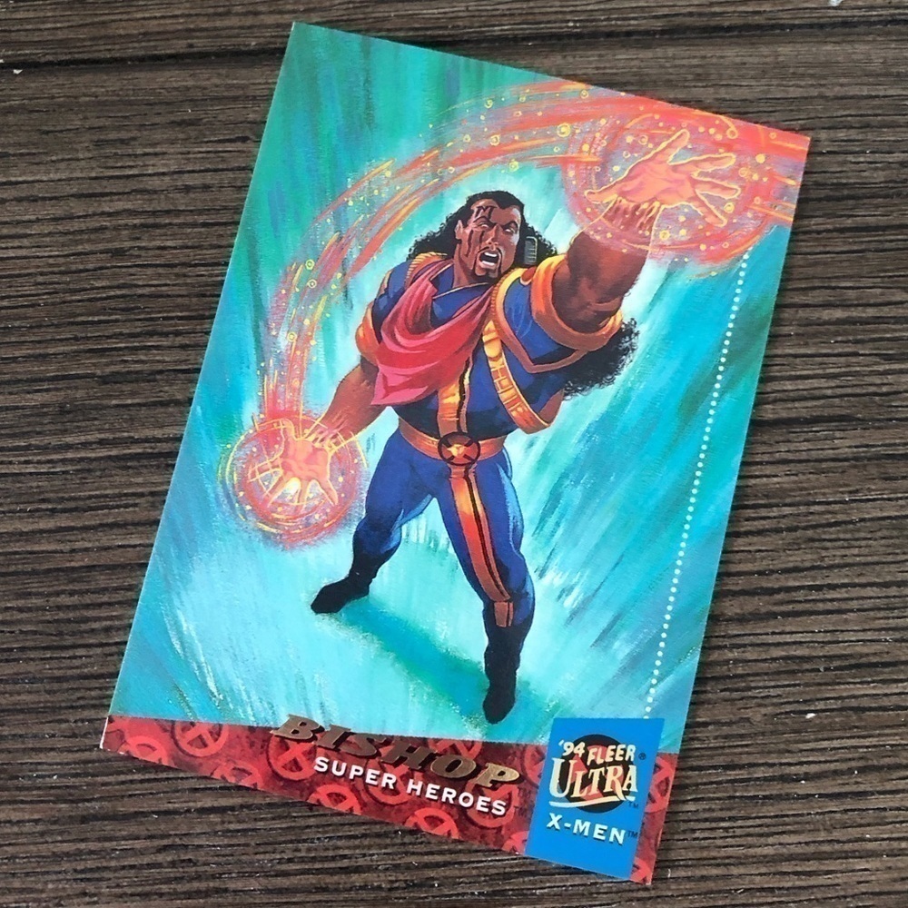 X-men ’94 Fleer Ultra trading card: Bishop (Super Heros) #11